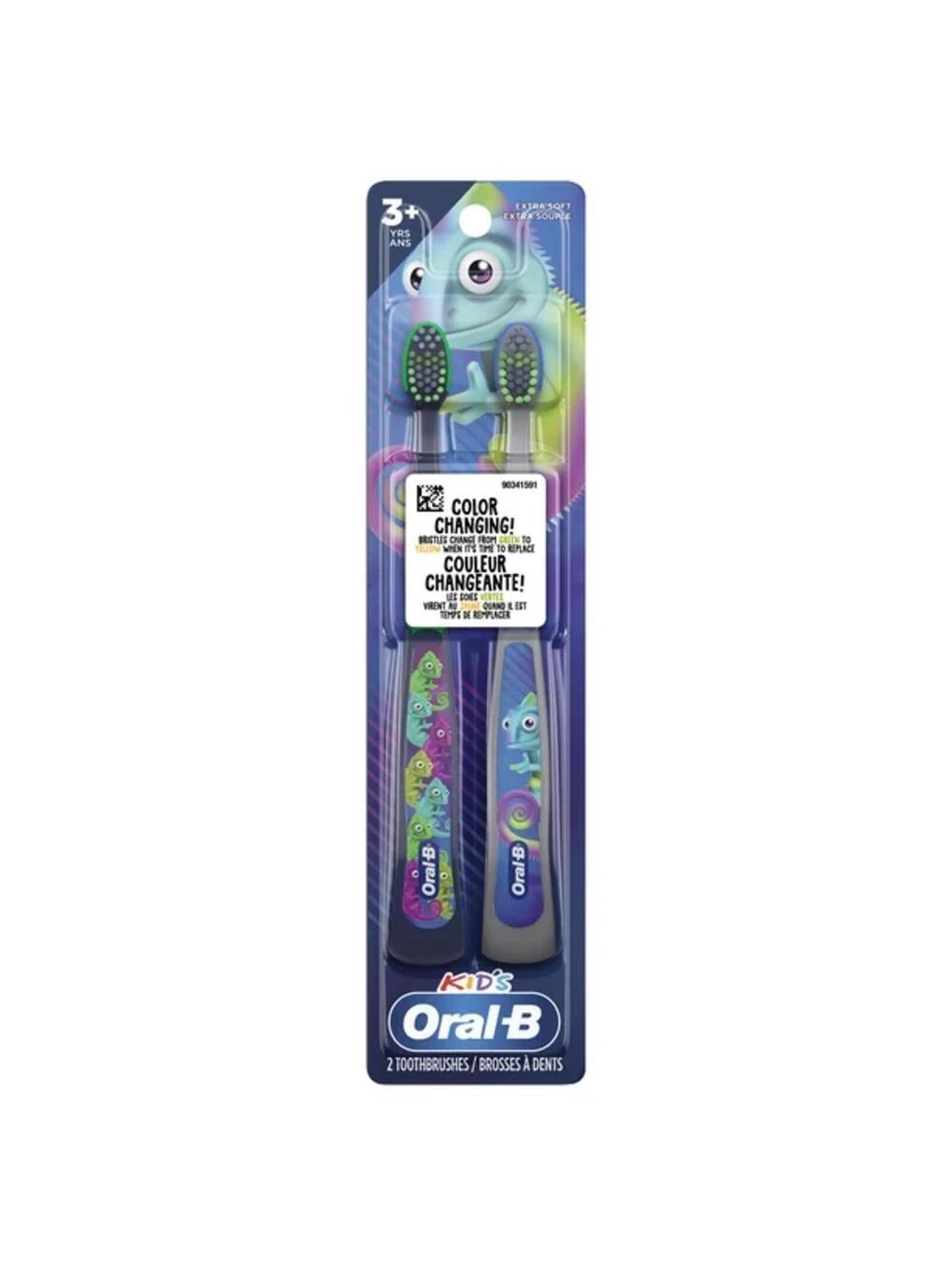 Oral-B Kids Color Changing Toothbrushes - 2 Pack